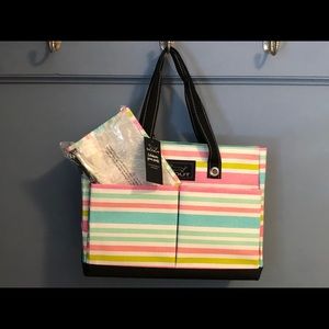 NWT SCOUT BAGS Uptown Girl tote + Clear Madness